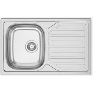 RODI OKIO LINE-80 Egymedencés csepptálcás rozsdamentes mosogató - 80x50 cm