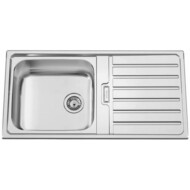RODI URBAN-105-XL Extra mély egymedencés  csepptálcás rozsdamentes mosogató - 100x50 cm