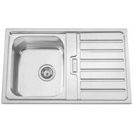 RODI URBAN-80 Extra mély egymedencés  csepptálcás rozsdamentes mosogató - 80x50 cm