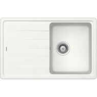SCHOCK ELEMENT CRISTALITE D-100S egymedencés csepptálcás prémium mosogató - White