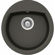 SCHOCK MANHATTAN CRISTALITE R-100 egymedencés kerek prémium mosogató - Asphalt