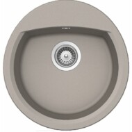 SCHOCK MANHATTAN CRISTALITE R-100 egymedencés kerek prémium mosogató - Beton