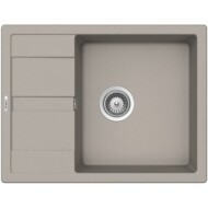 SCHOCK RONDA CRISTALITE D-100L egymedencés csepptálcás prémium mosogató - Beton