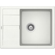 SCHOCK RONDA CRISTALITE D-100L egymedencés csepptálcás prémium mosogató - White