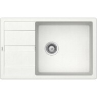 SCHOCK RONDA CRISTALITE D-100XL egymedencés csepptálcás prémium mosogató - White