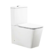 Eros ES QUADRO monoblokk WC - perem nélküli - WC ülőkével komplett