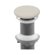 Klikk - klakk leeresztő - MATT BÉZS - porcelán- túlfolyó NÉLKÜLI mosdókagylóhoz- 5/4"- Ø 73 mm