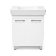 VivaStyle PANEL- KMT 60 lábon álló fürdőszobabútor CeraStyle SHARP -JOBB CSAPLYUKAS mosdóval 60x30cm