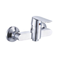 Eurostandard zuhany csaptelep - zuhahyszettel - fix falitartóval - KRÓM