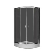 Vela Banyo TMP zuhanykabin - 80 ÍVES - 5 mm víztiszta vízlepergető üveggel - 80 x 80 x 190 cm