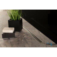 Pestan zuhanyfolyóka Confluo Slim Line 75 cm