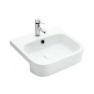 Sanovit - 3057 collections - PULTRA ültethető - Top Counter - porcelán mosdó -  - 55 x 50,5 cm