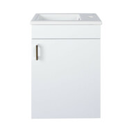 VivaStyle NIKA - fali függesztett - fürdőszobabútor CeraStyle 71100 mosdóval - JOBBOS - 42 x 24 cm