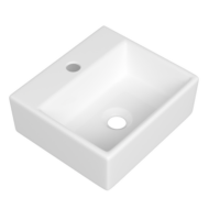 Gamma ARCO Pultra Szerelhető Mosdókagyló - 335x300x120 mm, Fehér