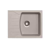 Quadro M Metalac 144116 Gránit Mosogatótálca - Extra mély, Csepegtetőtálcás, Szürke