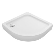 LAVEO BRESSO akril fehér zuhanytálca, 80 cm, magasság: 16 cm, mélység: 5 cm