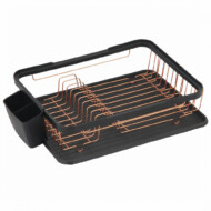 LAVEO Csepegtető szett, fekete / rose gold acél