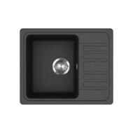 EVIDO Home 45S compact gránit mosogató, antracit  575 x 460 mm,
