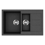 EVIDO Cubo 6S compact gránit mosogató800x500 antracit