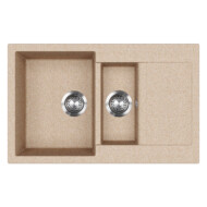 EVIDO Cubo 6S compact gránit mosogató800x500 avena