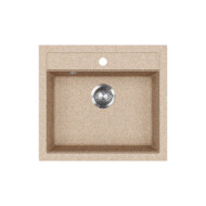 EVIDO Quadro 6 gránit mosogató, 562 x 510mm, avena
