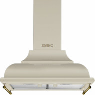 SMEG CORTINA design kürtős fali páraelszívó, 60 cm, bézs