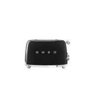 SMEG KENYÉRPIRÍTÓ, retro, 2x2 szeletes, fekete