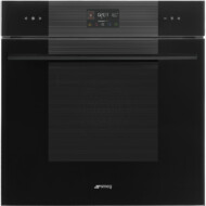 SMEG HŐLÉGKEVERÉSES SÜTŐ, Linea design, Galileo, 60 cm, ES LCD, mélyfekete üveg
