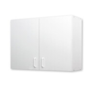 Felsőszekrény nyílóajtós 100x30, fehér korpusz/fehér front