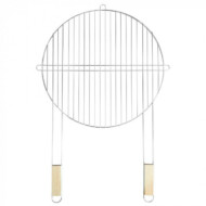 Kerek grillrács fa fogantyúval 51 cm