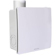 Aerauliqa QXD-80T ventilátor, magas nyomásértékkel, utószellőztető funkcióval, beépített pillangószeleppel, WC csésze elszívásához