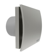 Cata UC-10 Silentis Timer szürke ventilátor utószellőztető funkcióval, dekoratív előlappal, pillangószeleppel