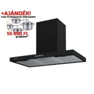 CATA - Páraelszívó SYGMA 9010 BK + CATA PROFESSIONAL edényszett - A készlet erejéig rendelhető!