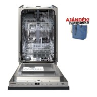 NODOR - Beépíthető mosogatógép NorCare DW-4611 I SL + Ajándék Hűtőtáska