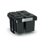 EKOTECH - Beépíthető hulladékgyűjtő FREE JAZZ 45 - 1x26 liter+3x7 liter