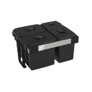 EKOTECH - Beépíthető hulladékgyűjtő FREE JAZZ 60 - 3x12 liter+1x5 liter