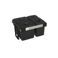 EKOTECH - Beépíthető hulladékgyűjtő FREE JAZZ 60 - 3x26 liter+1x7 liter