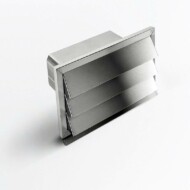 Elica - Gravitációs zsalu csatornához inox 290x160 mm, belső méret: 216x82 mm