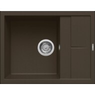 ELLECI - Gránit mosogatótálca Unico 125 G78 Espresso