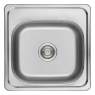 LAVEO STANDARD egymedencés inox mosogató szifonnal