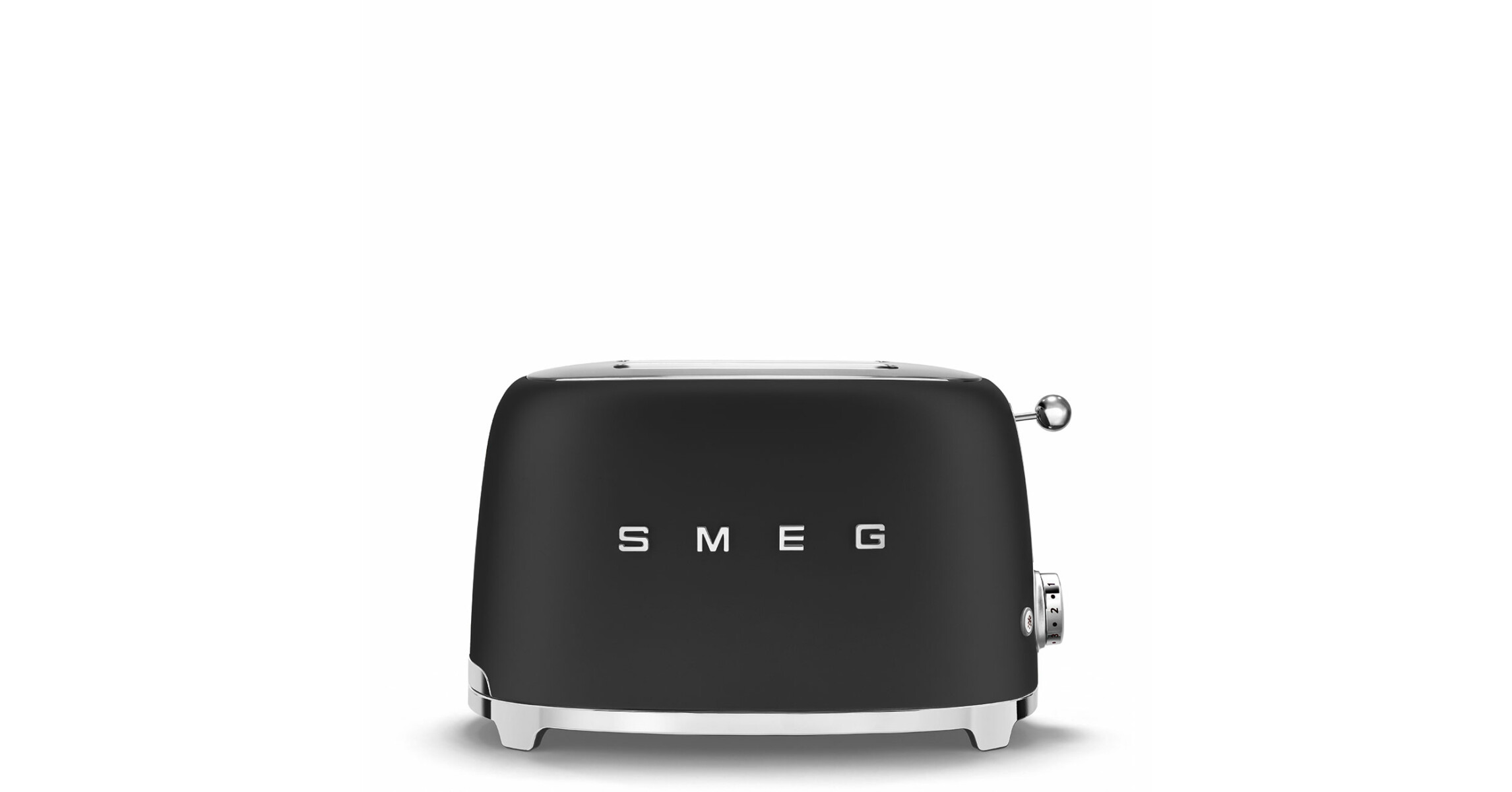 SMEG KENYÉRPIRÍTÓ, retro, 2 szeletes, matt fekete