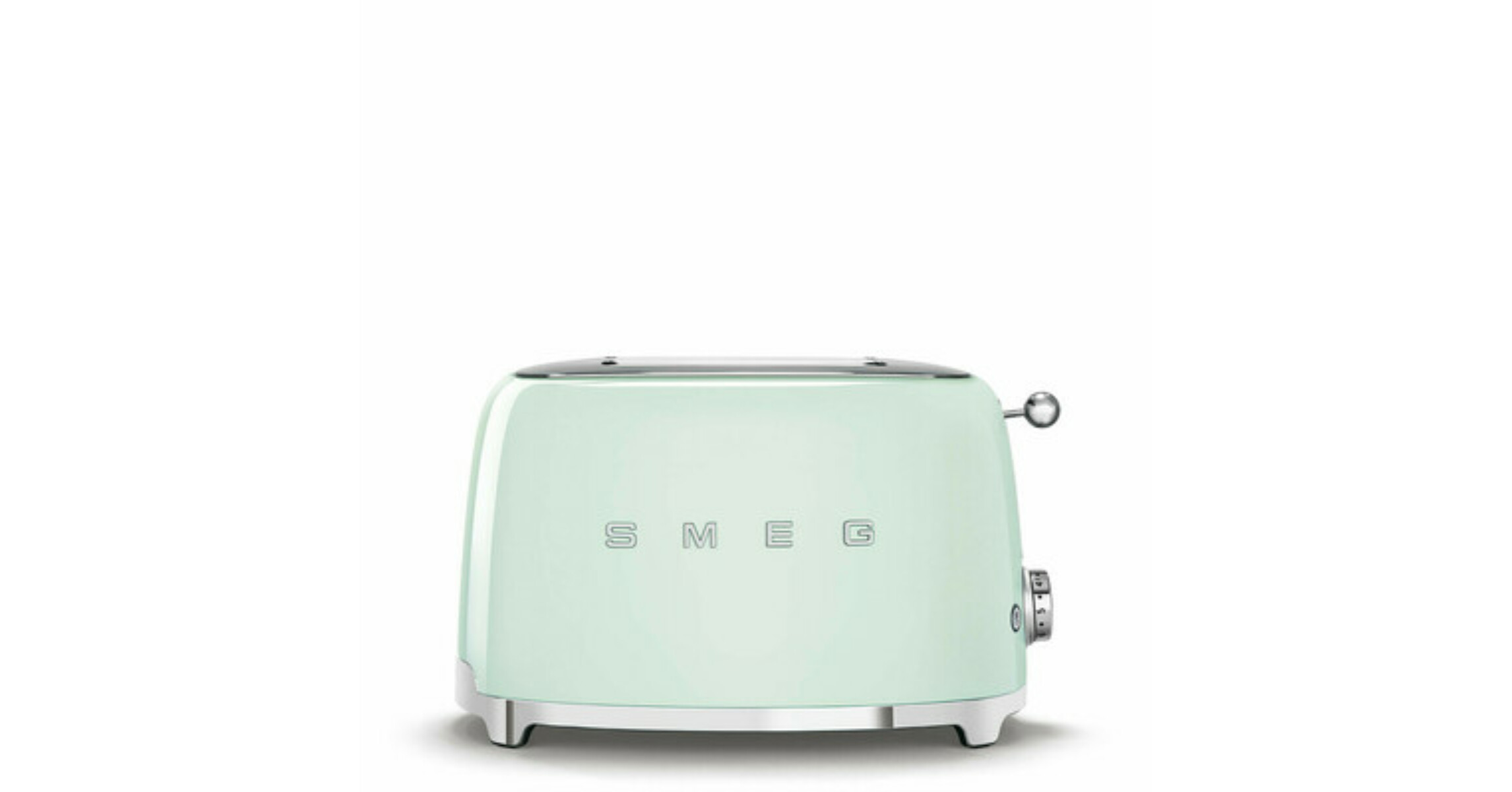  SMEG KENYÉRPIRÍTÓ, retro, 2 szeletes, világoszöld