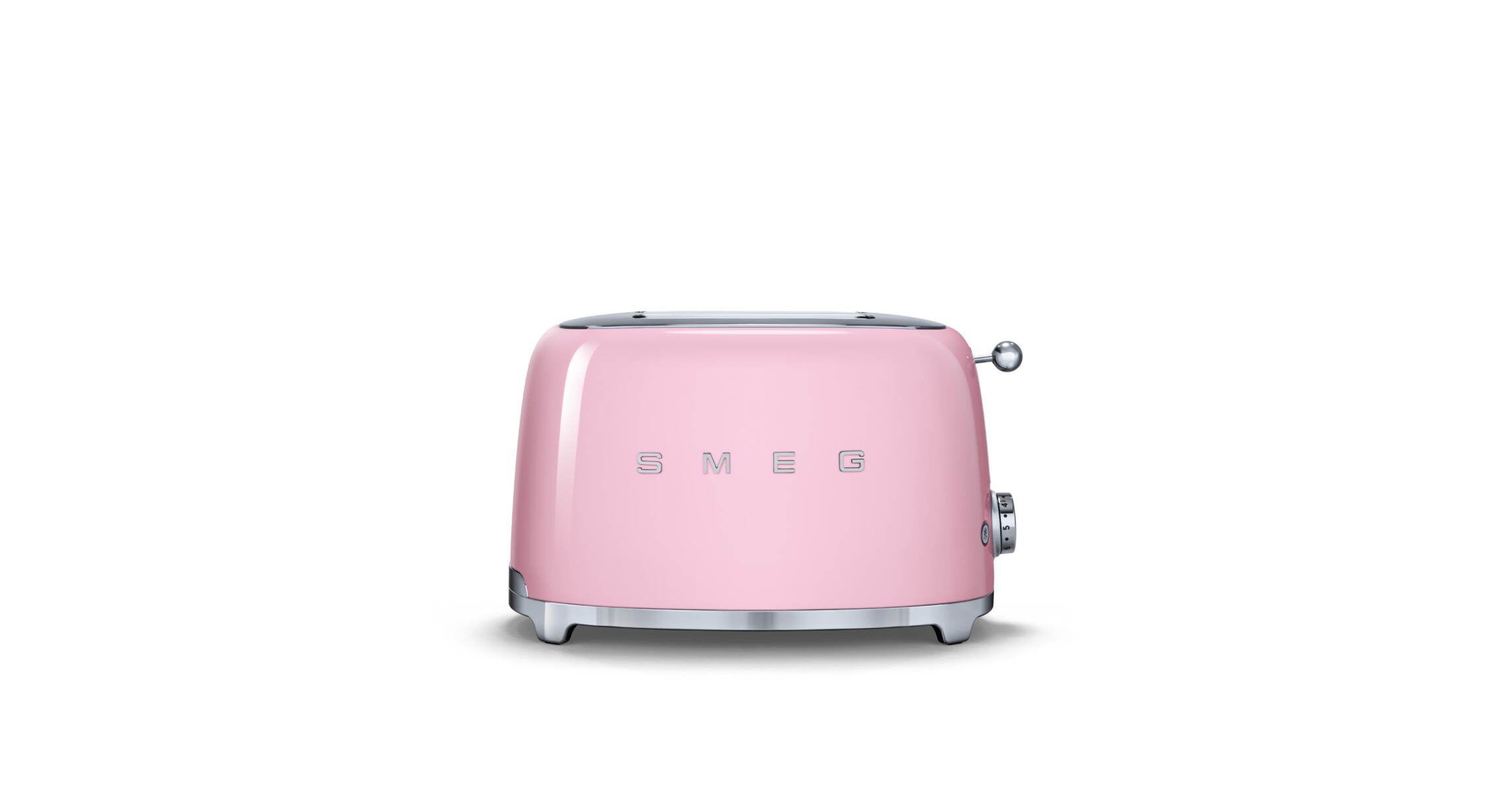  SMEG KENYÉRPIRÍTÓ, retro, 2 szeletes, rózsaszín