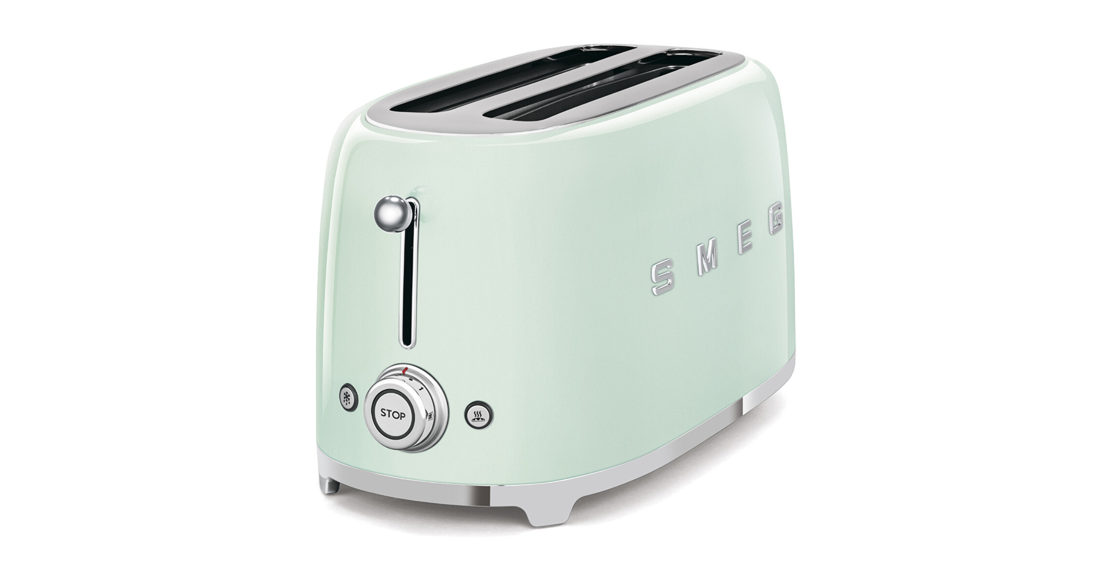  SMEG KENYÉRPIRÍTÓ, retro, 4 szeletes, világoszöld