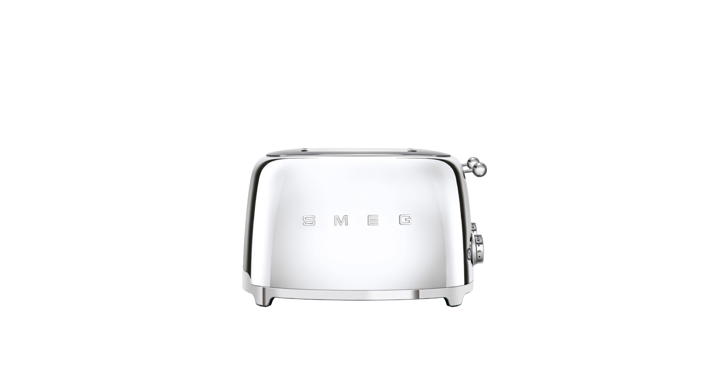  SMEG KENYÉRPIRÍTÓ, retro, 2x2 szeletes, króm