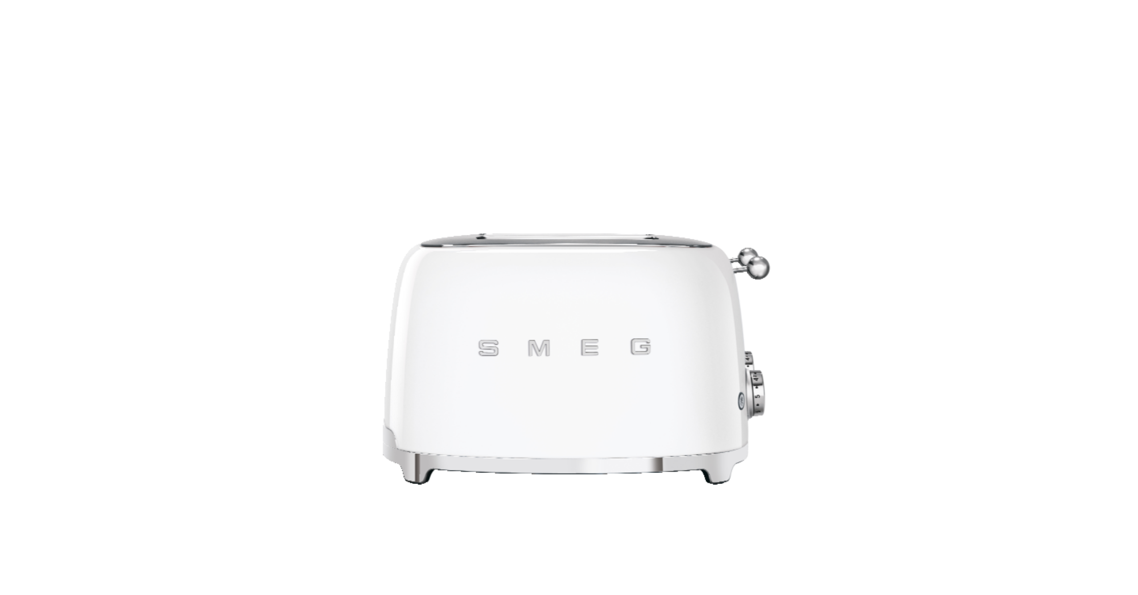  SMEG KENYÉRPIRÍTÓ, retro, 2x2 szeletes, fehér
