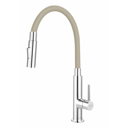 Ferro BZA43 Zumba Slim  flexibilis  2 funkciós mosogató csaptelep - beige