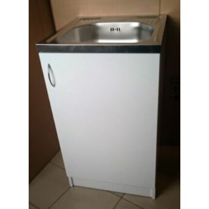 ECO-NOVA mosogatós szekrény 1 medencés  50x50- fehér