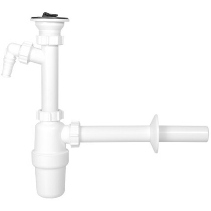 Styron-LI mosdószifon, mosógép csatlakozóval, Ø32 mm-es