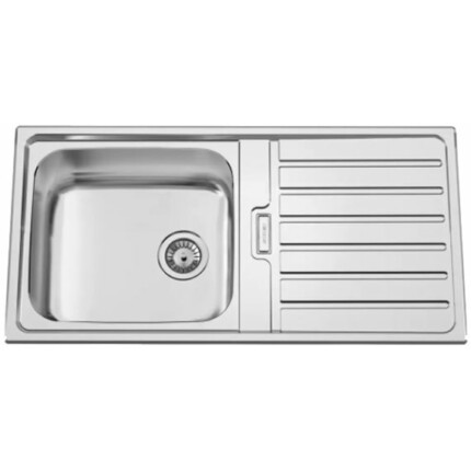 RODI URBAN-105-XL Extra mély egymedencés  csepptálcás rozsdamentes mosogató - 100x50 cm